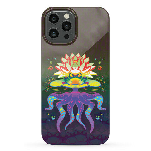 Psychedelic Lily Frog Phone Case